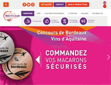 Tablet Screenshot of concours-de-bordeaux.com